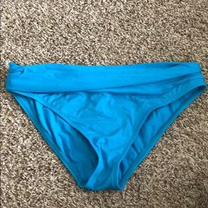 Blue bikini bottom